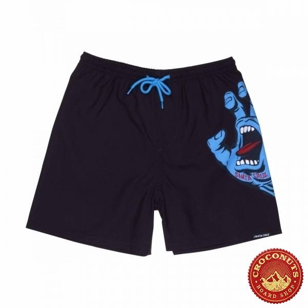 Short Santa Cruz Junior Screaming Hand Boardshort Black 2026