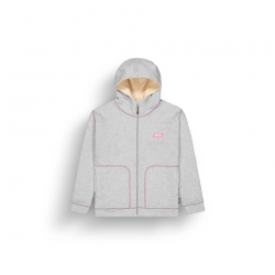 Sweat Picture Basement Plush Zip Grey Melange 2026 pour femme