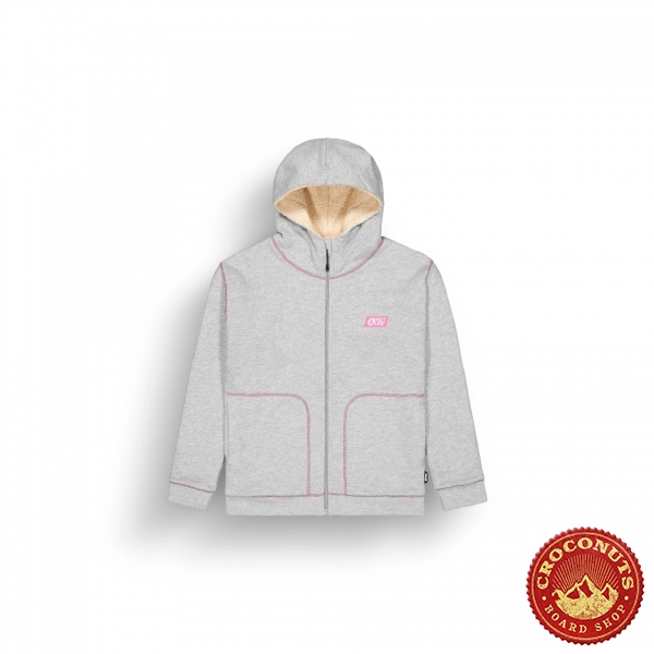 Sweat Picture Basement Plush Zip Grey Melange 2026