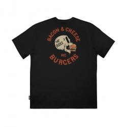 Tee Shirt The Dudes Bacon And Cheese Black 2026 pour homme