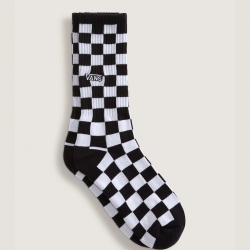 Chaussettes Vans Checkerboard Crew Black White 2026 pour unisexe