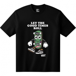 Tee Shirt Vans Lil Roller Black 2026 pour junior