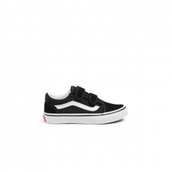 Shoes Kid Vans Old Skool V Black True White 2026 pour junior