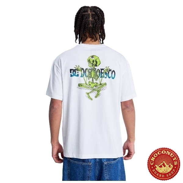Tee Shirt DC Shoes Meditating White 2026