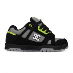 Chaussures Dc Shoes Stag Black Grey Lime 2026 pour unisexe
