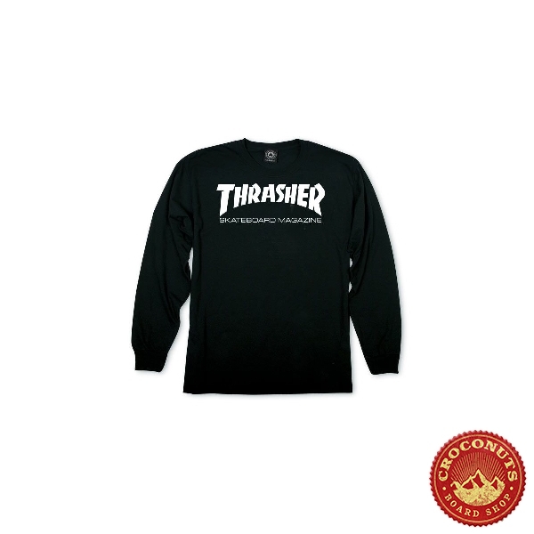Tee Shirt Thrasher Skate Mag LS Black 2026