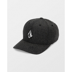 Casquette Volcom Full Stone FlexFit Charcoal Heather 2026 pour unisexe