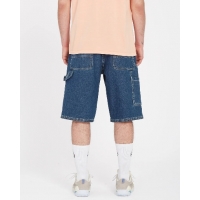 Short Volcom Labored Denim Utility Indigo Ridge Wash 2026