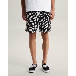 Short Vans Primary II Elastic Printed Black White Checkerboard 2026 pour homme