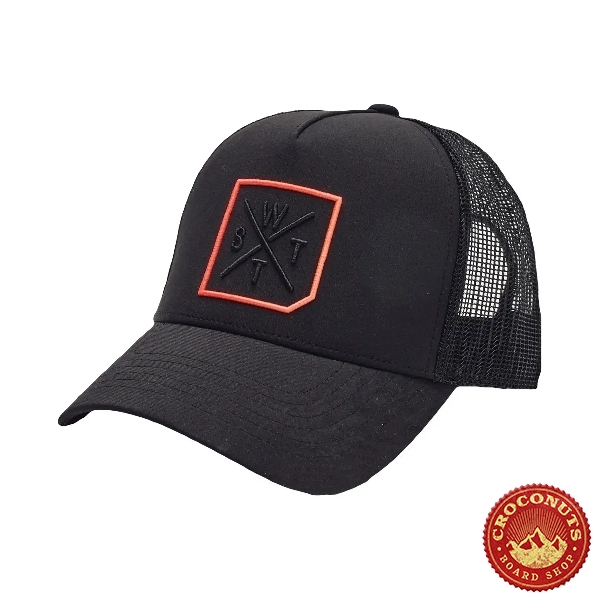 Casquette Watts Miami Noir Orange Fluo 2026