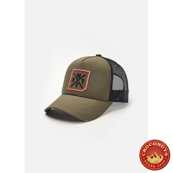Casquette Watts Miami Kaki Orange Fluo 2026