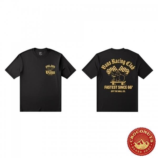 Tee Shirt Vans Cat Club Black 2026