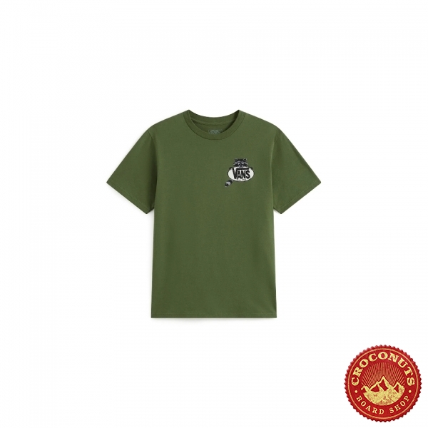 Tee Shirt Vans Dumpster Raccoon Green 2026