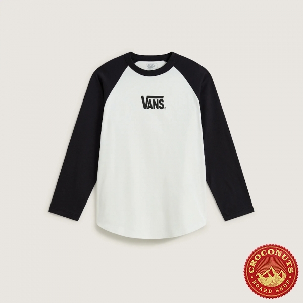 Tee Shirt Vans Core Raglan Black 2026