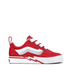 Shoes Vans Knu Skool Elastic Lace Bolt Racing Red 2026 pour junior