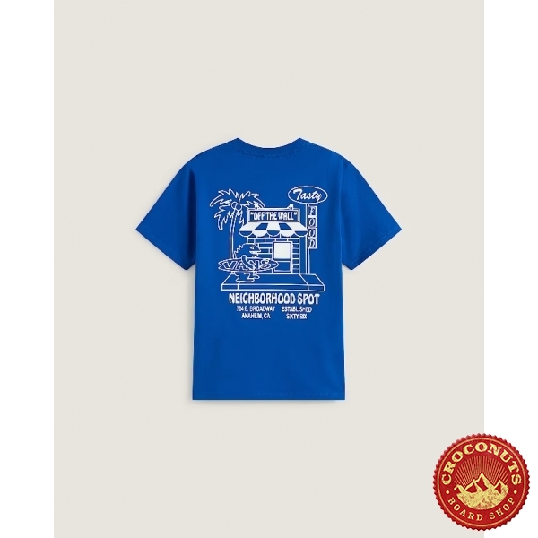 Tee Shirt Kid Vans Food Spot Classic Blue 2026