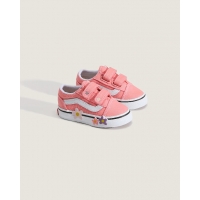 Shoes Kid Vans Old Skool V Flower Sunset Blush Pink 2026