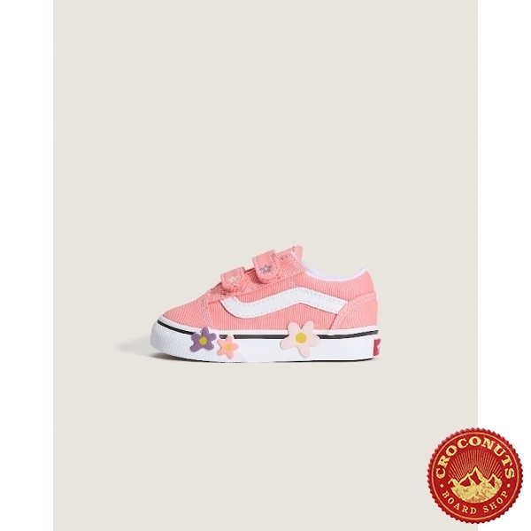Shoes Kid Vans Old Skool V Flower Sunset Blush Pink 2026