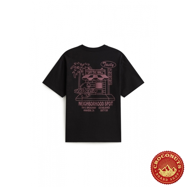 Tee Shirt Vans Food Spot Black 2026
