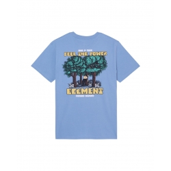 Tee Shirt Element Feel The Power Faded Denim 2026 pour homme