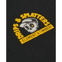Tee Shirt Element Timber Drips Black 2026