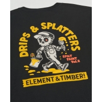 Tee Shirt Element Timber Drips Black 2026