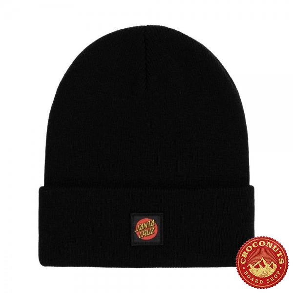 Bonnet Santa Cruz Label Black 2026
