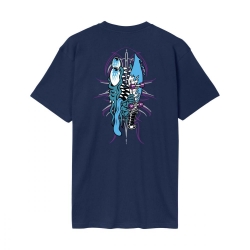 Tee Shirt Santa Cruz Meek Pinstripe Slasher Midnight Blue 2026 pour unisexe
