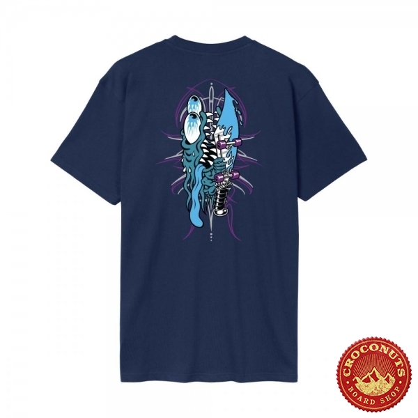 Tee Shirt Santa Cruz Meek Pinstripe Slasher Midnight Blue 2026