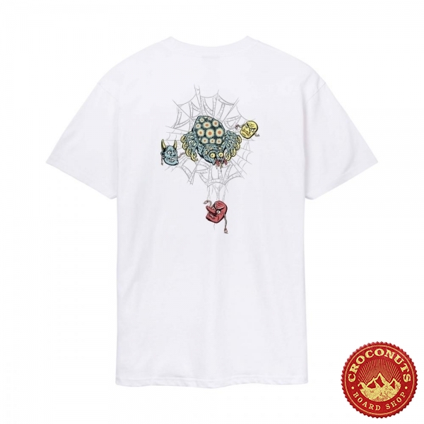 Tee Shirt Santa Cruz Dressen Spider White 2026