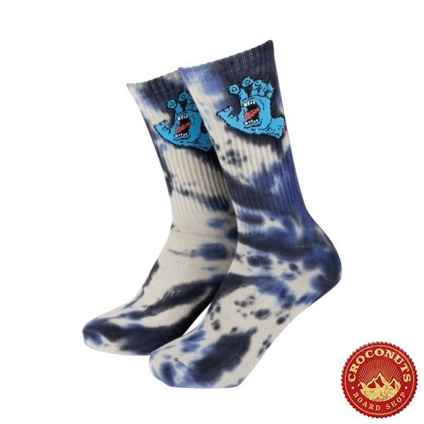 Chaussettes Santa Cruz Screaming Hand tie Dye 2026
