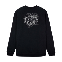 Sweat Santa Cruz Web Crew Black 2026 pour unisexe