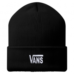 Bonnet Vans Stretch Logo Tall Black 2027 pour unisexe