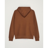 Sweat Element Icon Embroidery Zip Sépia 2026