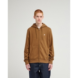 Sweat Element Icon Embroidery Zip Sépia 2026 pour unisexe