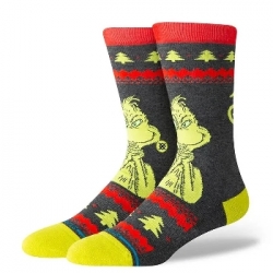 Chaussettes Stance Grinch Sweater Crew 2027 pour unisexe