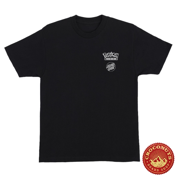 Tee Shirt Santa Cruz X Pokemon Power Dot Black 2026