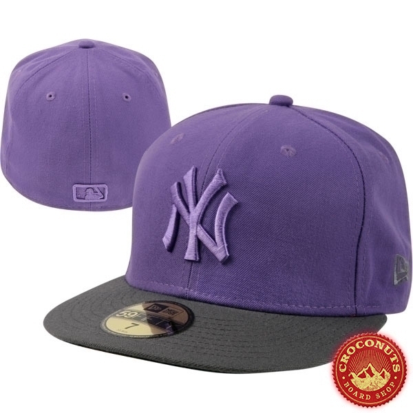Casquette New Era New York Purple/gris 2010