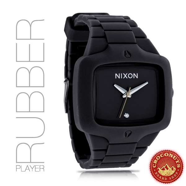 Montre Homme Nixon Player RUBBER Black Accessoires Nixon shop