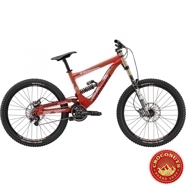  12 Sur Vtt Commencal Supreme Dh V2 Rouge Matt Bike Pas Cher