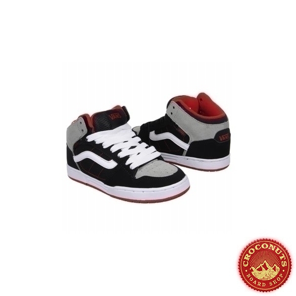 Chaussure Vans Skink Mid Black Red White 2011