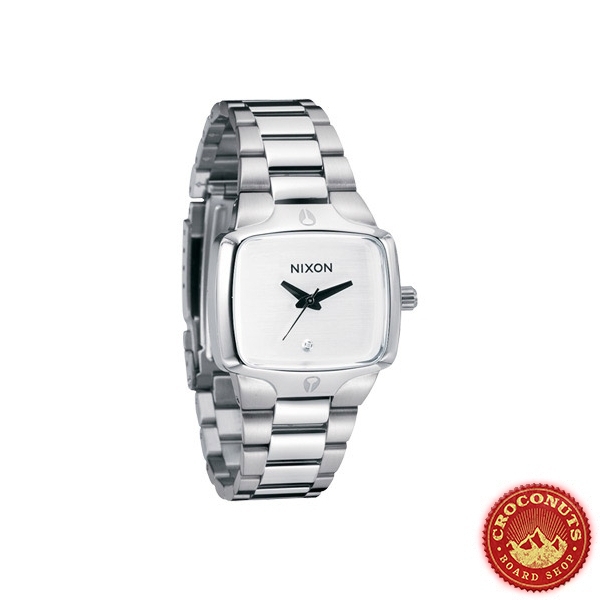 Montre Femme Nixon Small Player Chrome White 2012