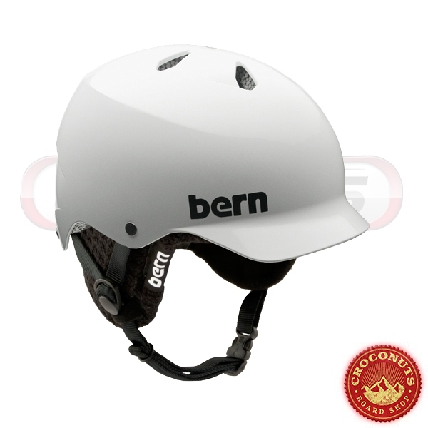 Casque Bern Watts Matte White Brim 2012