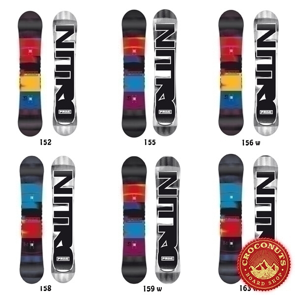 -40% sur Board Nitro Prime Colorband : Snowboard pas cher