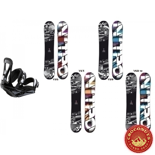 Pack Nitro Team 2012+ Fixes Burton Custom Black 2011 2012