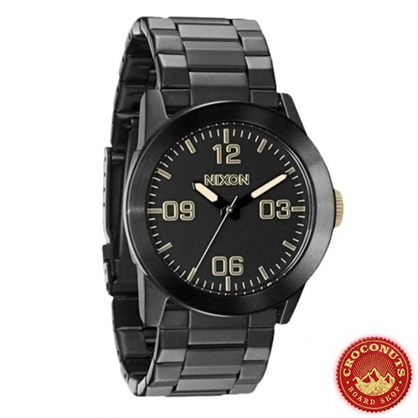Montre Homme Nixon Private Black Gold 2012