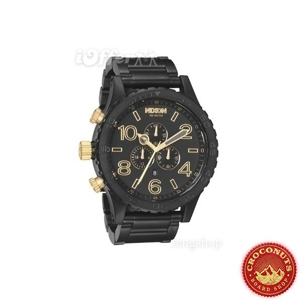 Montre Homme Nixon 5130 Chrono Black Gold 2012