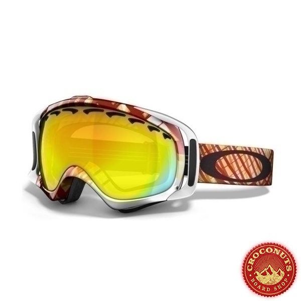 Masque Oakley Crowbar Spirograph Orange Fire Iridium 2012