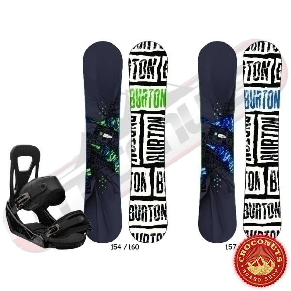 Pack Burton Bullet + Freestyle Black 2013