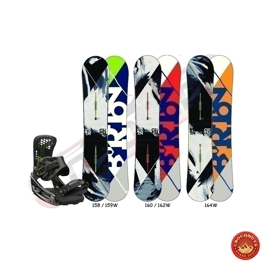 BURTON CUSTOM X 160 バインディングつき BURTON CUSTOM X 160